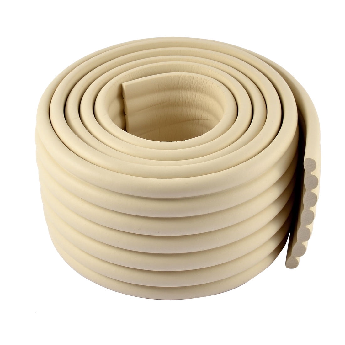 Table Desk Edge Corner Cushion Protector Bumper Beige w Adhesive Tape
