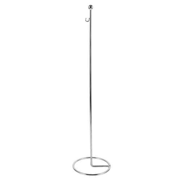 Metal Desktop Flag Pole with Base, Mini Table Flag Holder for Office, Home, Desk Decoration, Small Flagpole Stand