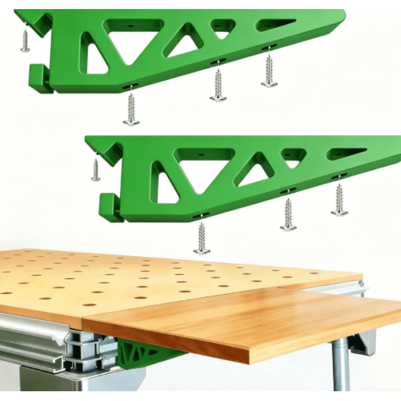 Table Extension, Designed for Festool Mft Tables to Extend Length, Compatible with Festool Mft/3,Sturdy & Durable, Easy to InstallTabletop Not)(Green)