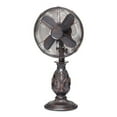thumbnail image 1 of DecoBREEZE Oscillating Table Fan 3-Speed Air Circulator Fan, 10-Inch, Fleur De Lis, 1 of 2
