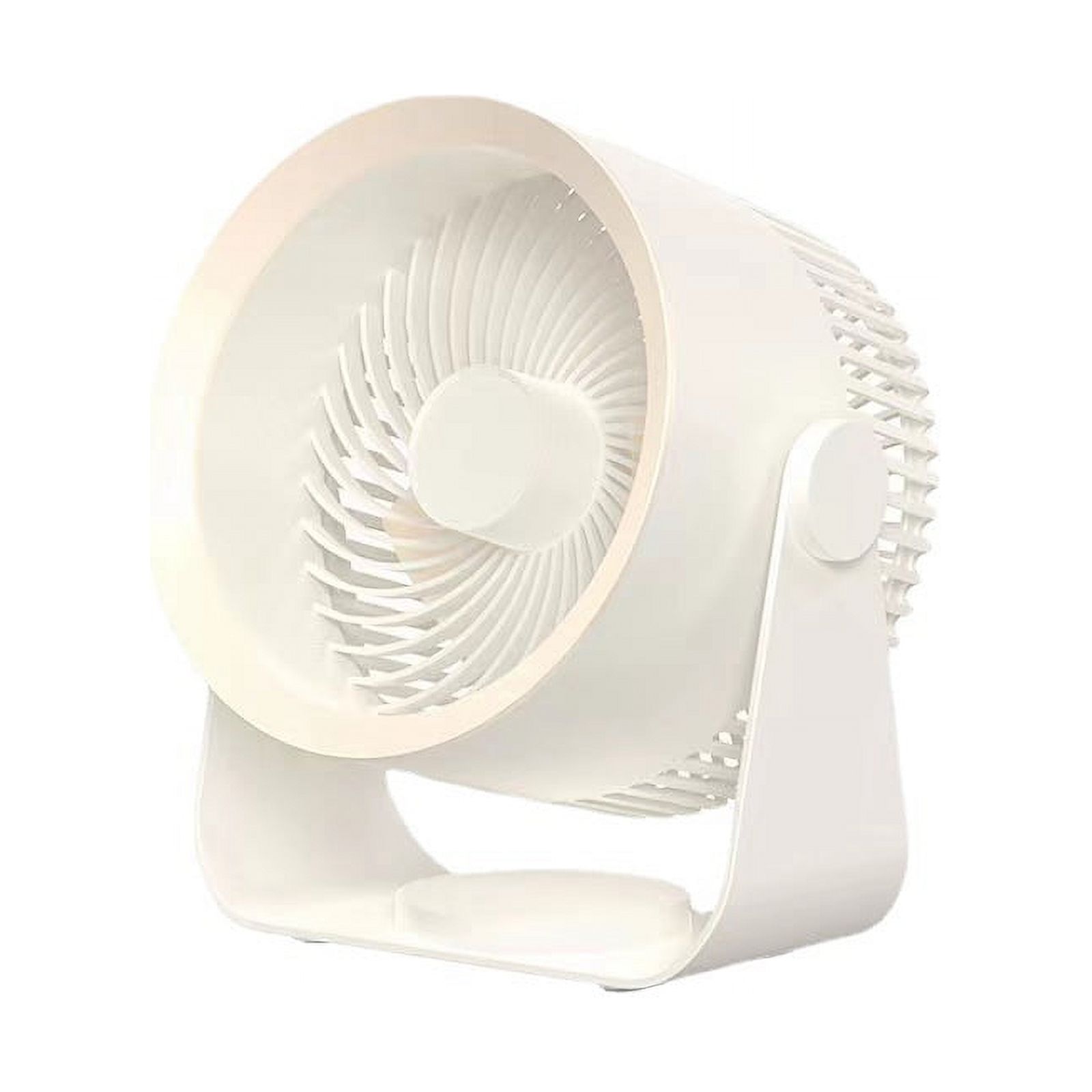 Table Fan, Rechargeable Fan, Portable Air Circulator Fan, Quiet Ventilator, Desktop Wall Ceiling Fan Air Cooler White