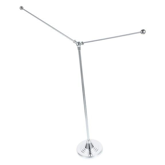 MUSEYA Office Flagpole Metal Silver 1Pack