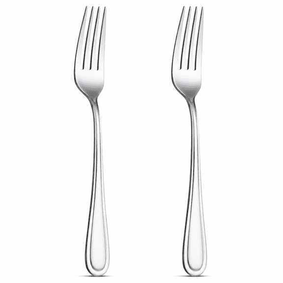 Table Forks Dinner Forks Stainless Steel 18/0 of Forks 6 Pcs for Home, Kitchen Restaurant, Dishwasher Safe, 7.99 Inches, Silver