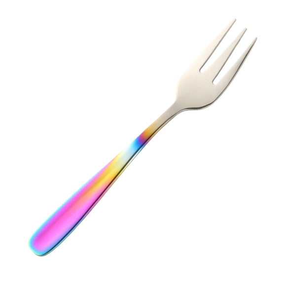 Table Forks Silverware, Modern 18/10 Stainless Steel Dinner Forks with 8.5-Inch Extended Handle, Polished Flatware Utensils for Main Course Salads Steaks and Commercial Restaurant Service, A