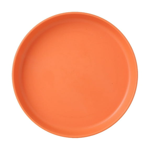 Table Garbage Plate,Plates and Bowls Dishes Sets,Spit Bone Dish,Spit Bone Dish for Household Snack Small Dish Pickle Dish Plastic Snack Cake Dish Dining Table Garbage Plate Storage(Orange)