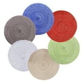 thumbnail image 1 of Table Insulation Placemats - Set of Heat-Resistant, Non-Slip Crossweave Woven Round Mats for Dining Table - Protect and Enhance Your Kitchen Décor - Washable, 1 of 8