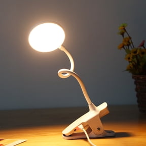 Table LED Desk Lamp Touch 3 Modes Lamp New Desktop Lights Eye Protection USB Table Light Dimmer Rechargeable Stepless Dimmable(Clip base/2200mA)