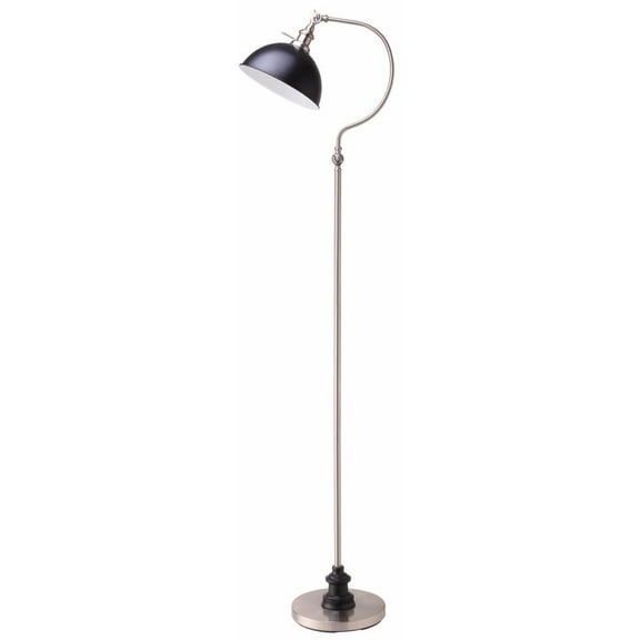 Table Lamp, 56''H SATIN NICKLE GOOD NECK FLOOR LAMP, Nickel Bedroom Lamp,Metal LED Lamp, Lighting & Lamps 56''H SATIN NICKLE GOOD NECK FLOOR LAMP