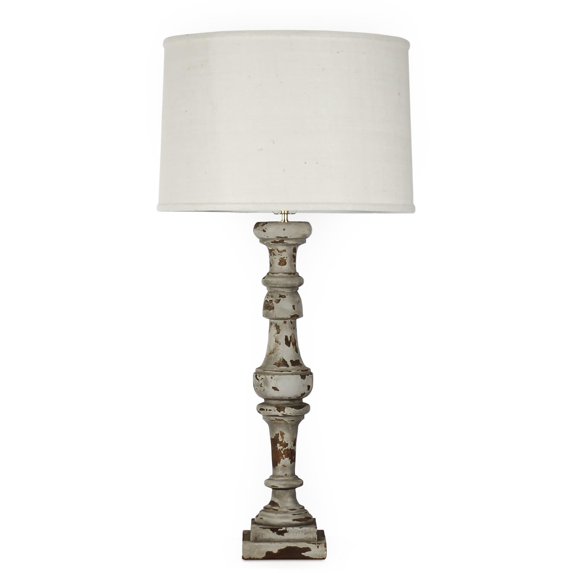 Table Lamp AGATHA White Brown Black New ZT-1093