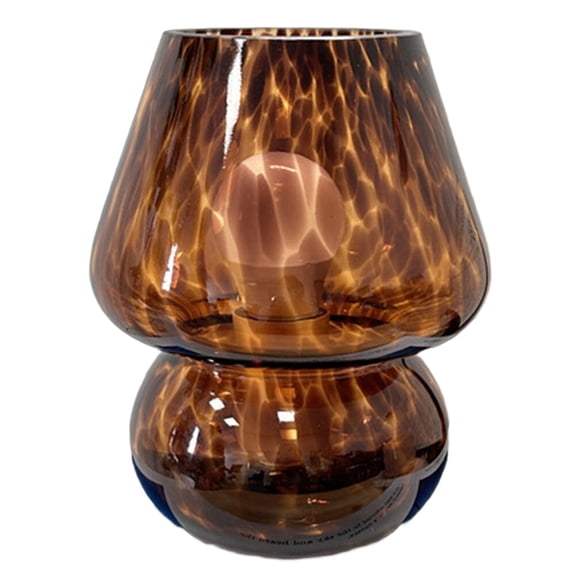 Table Lamp Colorful Flower Dot Glass Mushroom, USB Bedside Atmosphere Light