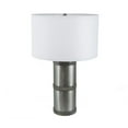 thumbnail image 1 of Table Lamp D16x24.4" Hammered Iron Table Lamp with Mango Wood(Lamp Shade Assembly Required),Bedroom Lamp, 1 of 6
