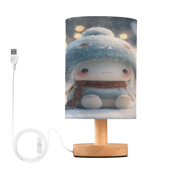 Table Lamp Desk Lamp Bedside Lamp LED Lamp Night Light With USB Charging Interface for Home Bedroom Living Room Christmas Sprite