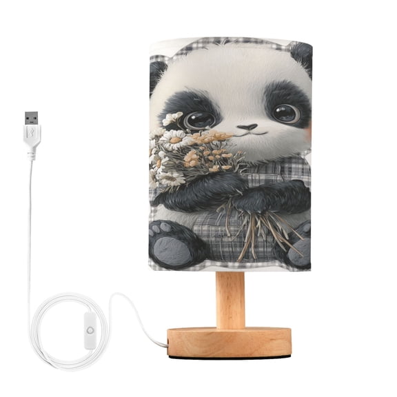 Table Lamp Desk Lamp Bedside Lamp LED Lamp Night Light With USB Charging Interface for Home Bedroom Living Room Cute Panda