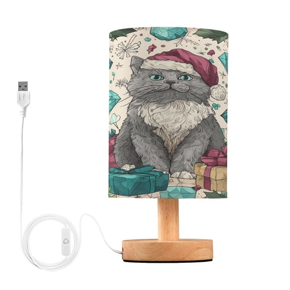 Table Lamp Desk Lamp Bedside Lamp LED Lamp Night Light With USB Charging Interface for Home Bedroom Living Room Magical Christmas Beautiful Cat