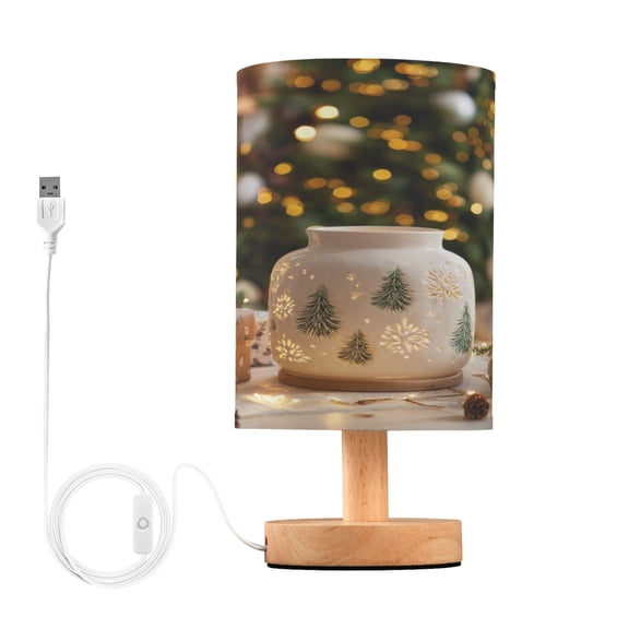 Table Lamp Desk Lamp Bedside Lamp LED Lamp Night Light With USB Charging Interface for Home Bedroom Living Room Romantic Christmas Decoration
