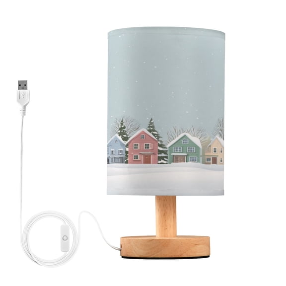 Table Lamp Desk Lamp Bedside Lamp LED Lamp Night Light With USB Charging Interface for Home Bedroom Living Room Romantic Christmas House