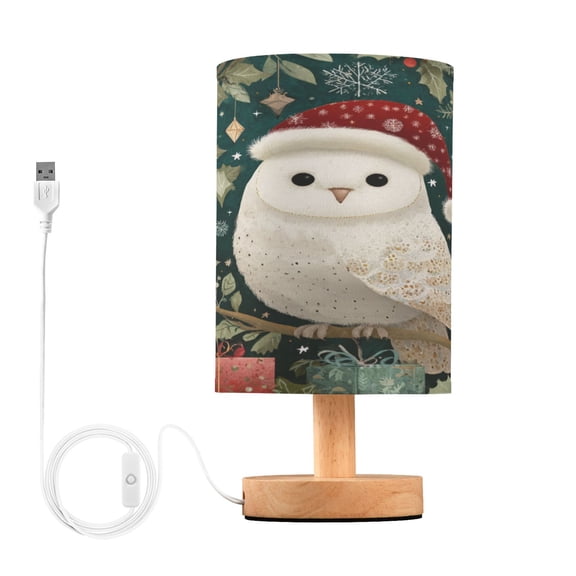 Table Lamp Desk Lamp Bedside Lamp LED Lamp Night Light With USB Charging Interface for Home Bedroom Living Room Warm Christmas Owl