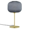 thumbnail image 1 of Table Lamp, Gold, Glass, Modern Contemporary, Mid Century Living Kitchen Cafe Bistro Restaurant Hospitality, 1 of 7