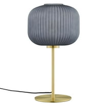 Table Lamp, Gold, Glass, Modern Contemporary, Mid Century Living Kitchen Cafe Bistro Restaurant Hospitality
