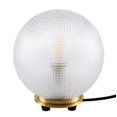 thumbnail image 1 of Table Lamp, Gold, Metal, Glass, Modern Contemporary, Mid Century Living Kitchen Cafe Bistro Restaurant Hospitality, 1 of 8