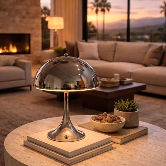 Table Lamp LED, Modern Accent Light - Modern Ambient Lighting for Desk, Bedside, Lounge & Restaurant