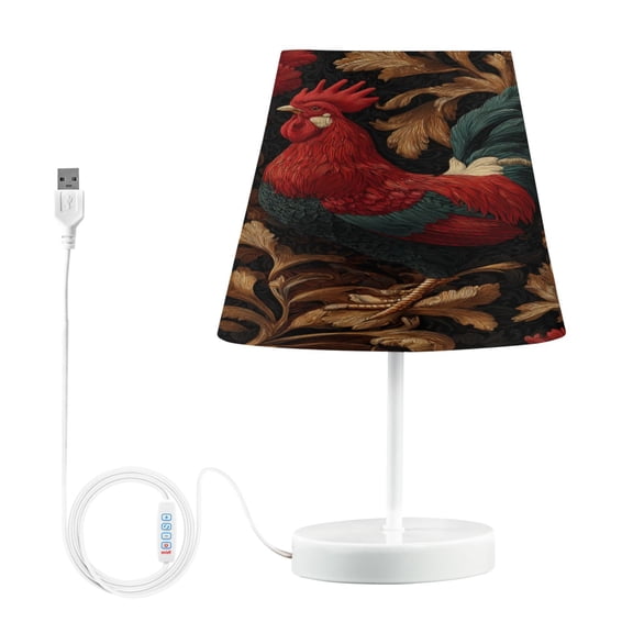 Table Lamp Medium 7.9x11.8 Inches Table Lamps Night Light Tools & Home Improvement Bedroom Lamp Guest Room Lamp Study Lamp Office Lamp Beautiful Big Rooster