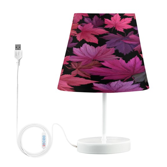 Table Lamp Medium 7.9x11.8 Inches Table Lamps Night Light Tools & Home Improvement Bedroom Lamp Guest Room Lamp Study Lamp Office Lamp Beautiful Maple Leaves