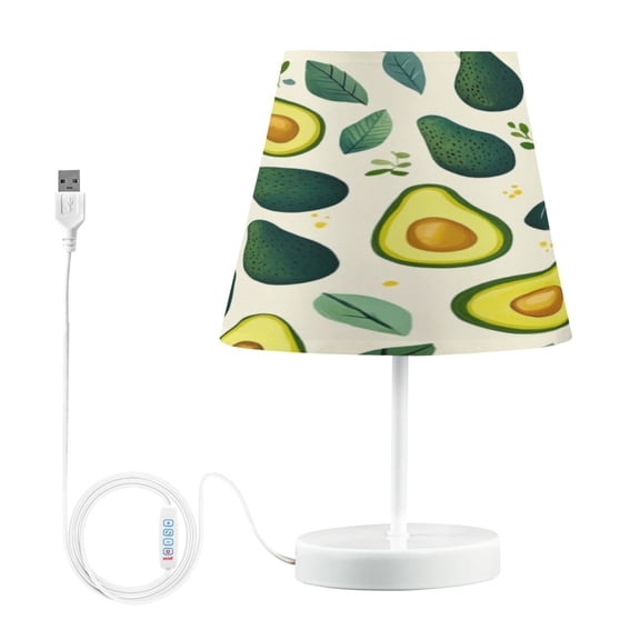 Table Lamp Medium 7.9x11.8 Inches Table Lamps Night Light Tools & Home Improvement Bedroom Lamp Guest Room Lamp Study Lamp Office Lamp Cartoon Avocado