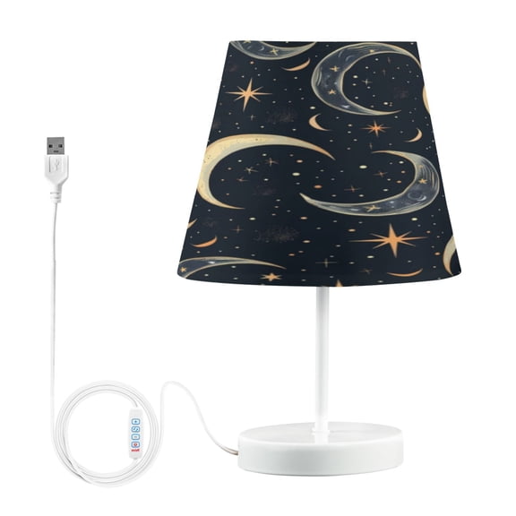 Table Lamp Medium 7.9x11.8 Inches Table Lamps Night Light Tools & Home Improvement Bedroom Lamp Guest Room Lamp Study Lamp Office Lamp Cartoon Moon Cute