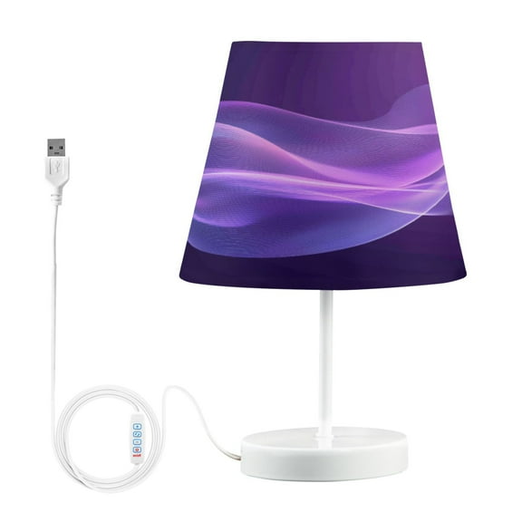 Table Lamp Medium 7.9x11.8 Inches Table Lamps Night Light Tools & Home Improvement Bedroom Lamp Guest Room Lamp Study Lamp Office Lamp Cartoon Purple Curve