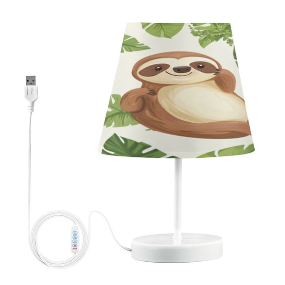 Table Lamp Medium 7.9x11.8 Inches Table Lamps Night Light Tools & Home Improvement Bedroom Lamp Guest Room Lamp Study Lamp Office Lamp Cartoon Sloth