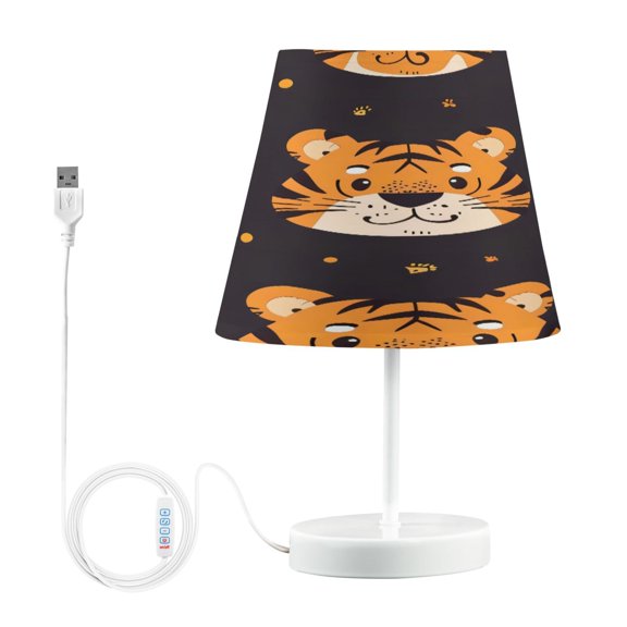 Table Lamp Medium 7.9x11.8 Inches Table Lamps Night Light Tools & Home Improvement Bedroom Lamp Guest Room Lamp Study Lamp Office Lamp Cartoon Tiger
