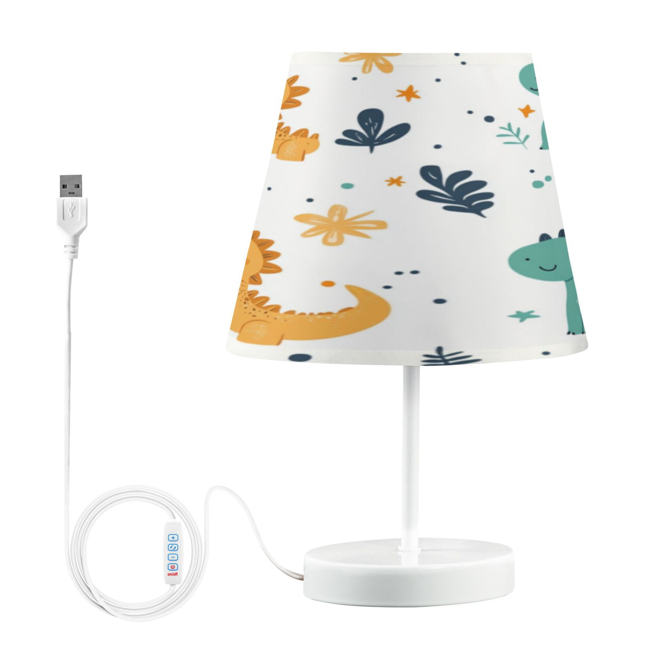 Table Lamp Medium 7.9x11.8 Inches Table Lamps Night Light Tools & Home Improvement Bedroom Lamp Guest Room Lamp Study Lamp Office Lamp Colorful Cute Dinosaur