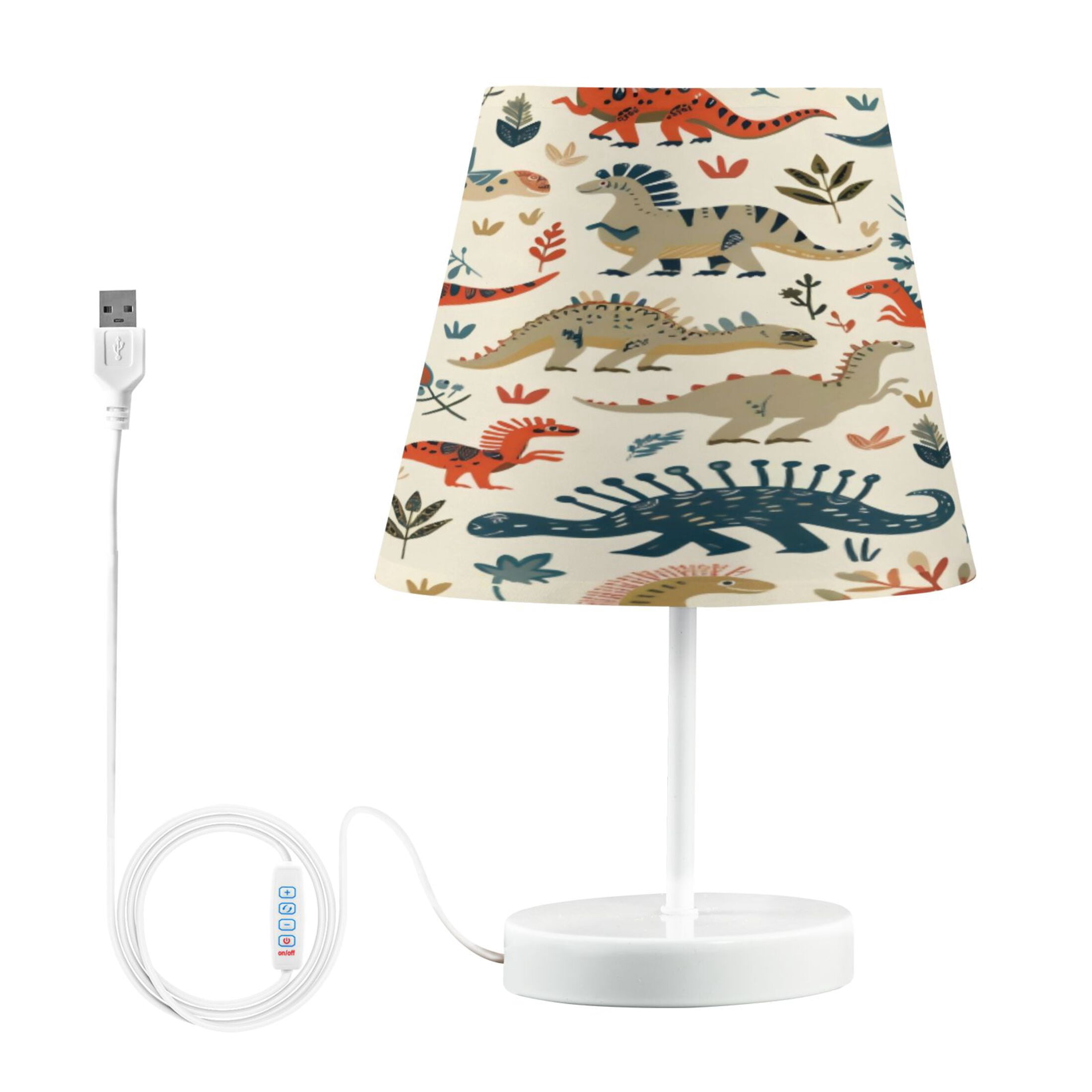Table Lamp Medium 7.9x11.8 Inches Table Lamps Night Light Tools & Home Improvement Bedroom Lamp Guest Room Lamp Study Lamp Office Lamp Colorful Dinosaur