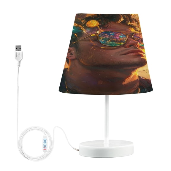 Table Lamp Medium 7.9x11.8 Inches Table Lamps Night Light Tools & Home Improvement Bedroom Lamp Guest Room Lamp Study Lamp Office Lamp Cool Cartoon Man