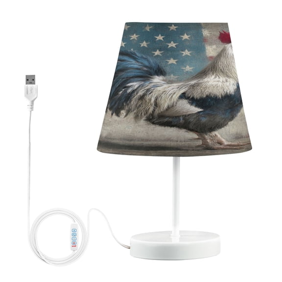 Table Lamp Medium 7.9x11.8 Inches Table Lamps Night Light Tools & Home Improvement Bedroom Lamp Guest Room Lamp Study Lamp Office Lamp Fierce Rooster
