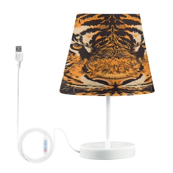 Table Lamp Medium 7.9x11.8 Inches Table Lamps Night Light Tools & Home Improvement Bedroom Lamp Guest Room Lamp Study Lamp Office Lamp Fierce Tiger