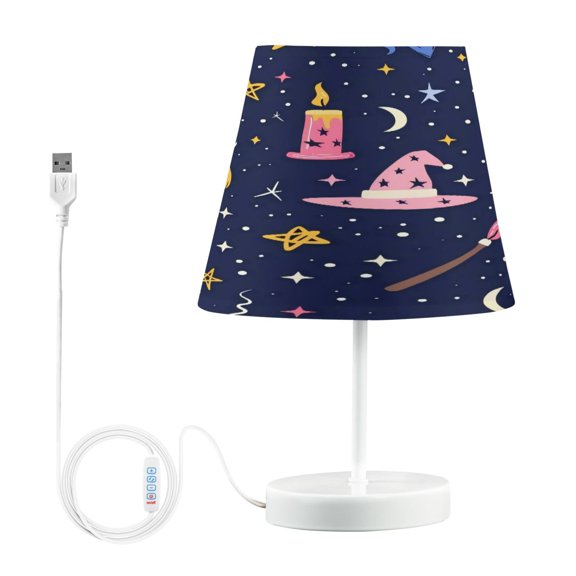 Table Lamp Medium 7.9x11.8 Inches Table Lamps Night Light Tools & Home Improvement Bedroom Lamp Guest Room Lamp Study Lamp Office Lamp Magic Hat