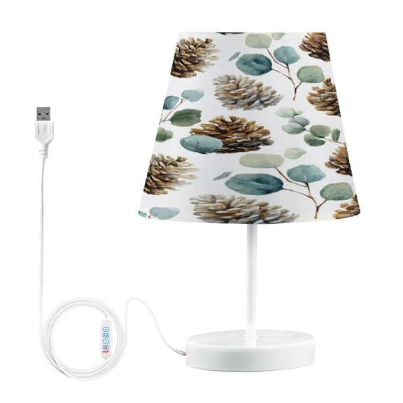 Table Lamp Medium 7.9x11.8 Inches Table Lamps Night Light Tools & Home Improvement Bedroom Lamp Guest Room Lamp Study Lamp Office Lamp Pinecone Pattern