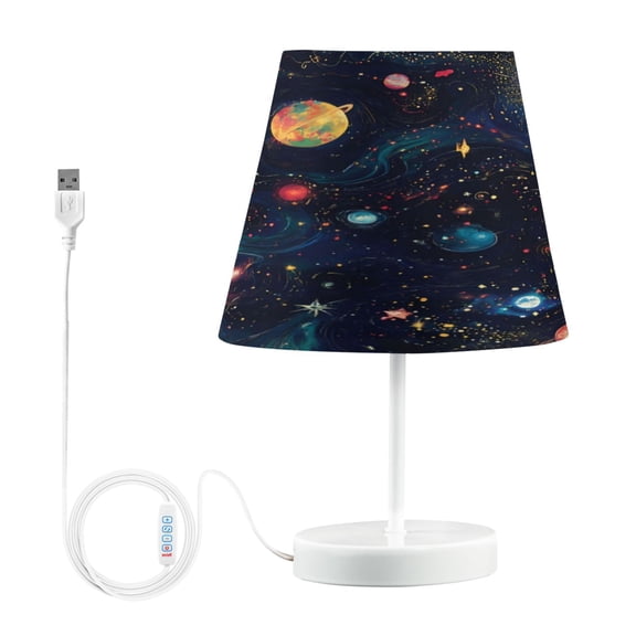 Table Lamp Medium 7.9x11.8 Inches Table Lamps Night Light Tools & Home Improvement Bedroom Lamp Guest Room Lamp Study Lamp Office Lamp Planet Cartoon