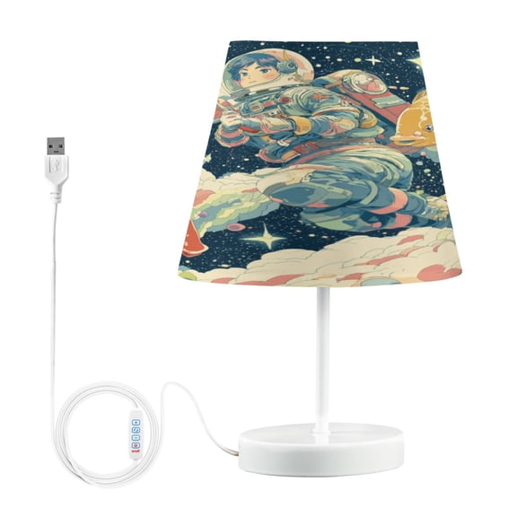Table Lamp Medium 7.9x11.8 Inches Table Lamps Night Light Tools & Home Improvement Bedroom Lamp Guest Room Lamp Study Lamp Office Lamp Space Suit Anime