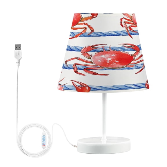 Table Lamp Medium 7.9x11.8 Inches Table Lamps Night Light Tools & Home Improvement Bedroom Lamp Guest Room Lamp Study Lamp Office Lamp Super Cute Crab