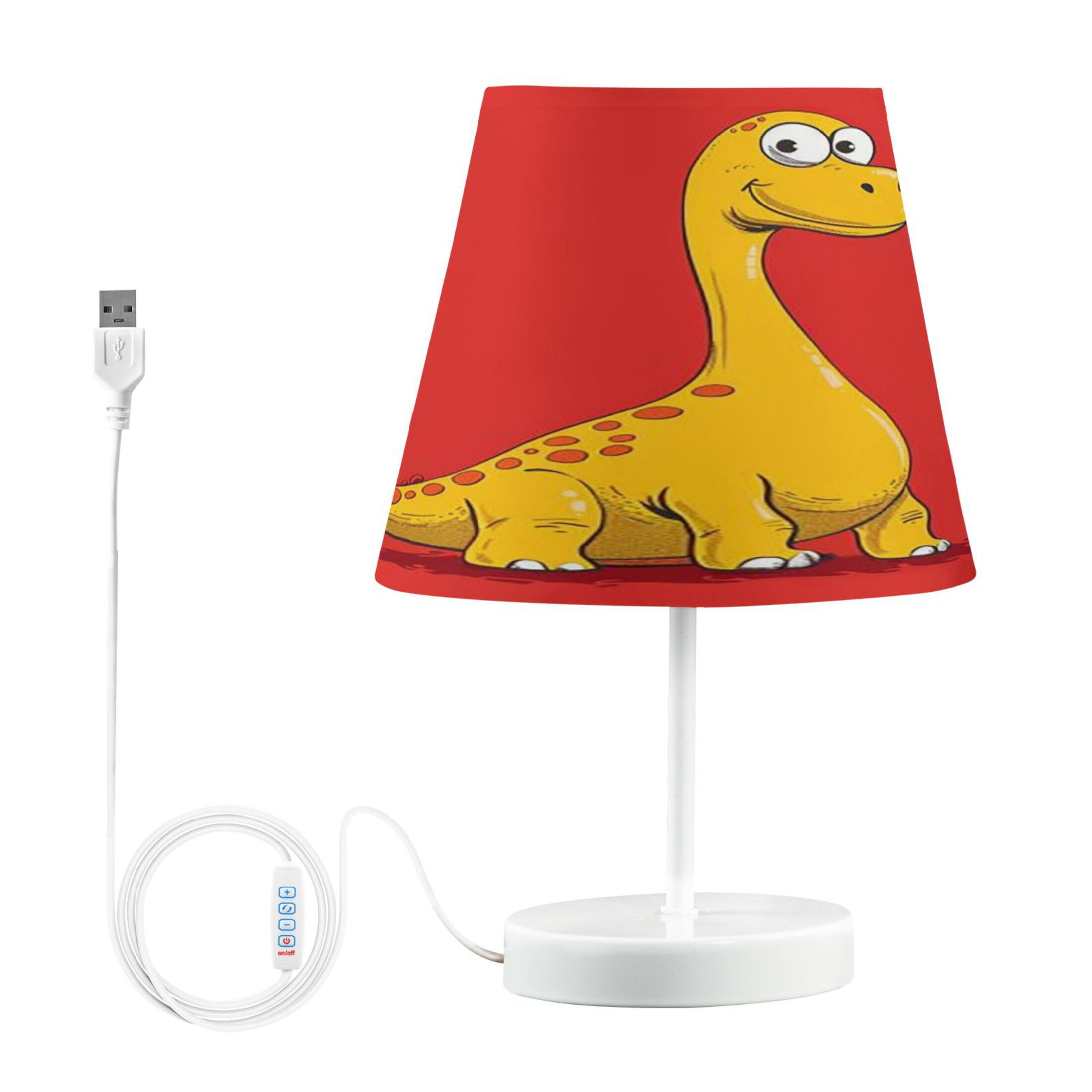 Table Lamp Medium 7.9x11.8 Inches Table Lamps Night Light Tools & Home Improvement Bedroom Lamp Guest Room Lamp Study Lamp Office Lamp Yellow Dinosaur