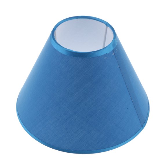 Table Lamp, Nightstand Desk Lamp, Bedside Lamp Shade for Living Room, Bedroom, Office - Blue