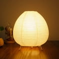thumbnail image 1 of Table Lamp, Paper Lanterns, Bedside Light, Kids Paper Small Rice Night Bedroom Lantern, Rice Paper Lamp, Handmade Bedside Modern Desk Lamp for Bedroom, Nightstand, Living Room, 1 of 8
