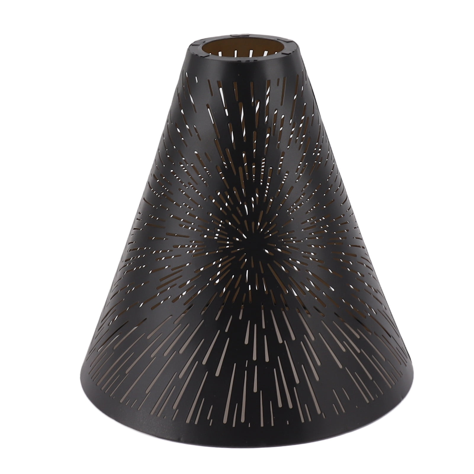 Table Lamp Shade Laser Engraved Metal Fireworks Shape Projection