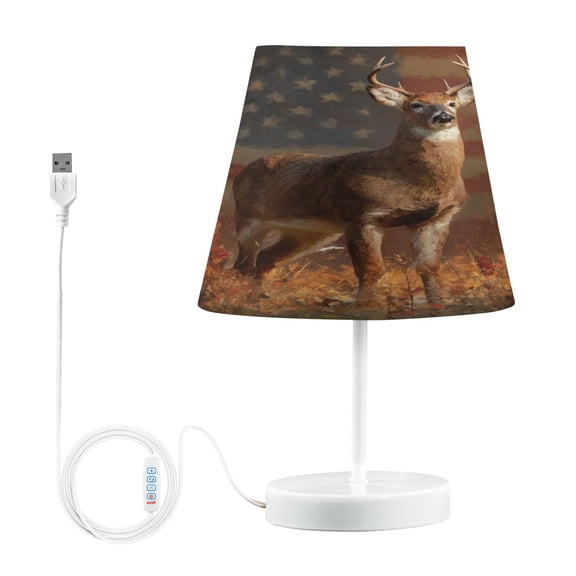 Table Lamp Small 5.9x10.8 Inches Table Lamps Night Light Tools & Home Improvement Bedroom Lamp Guest Room Lamp Study Lamp Office Lamp American Deer