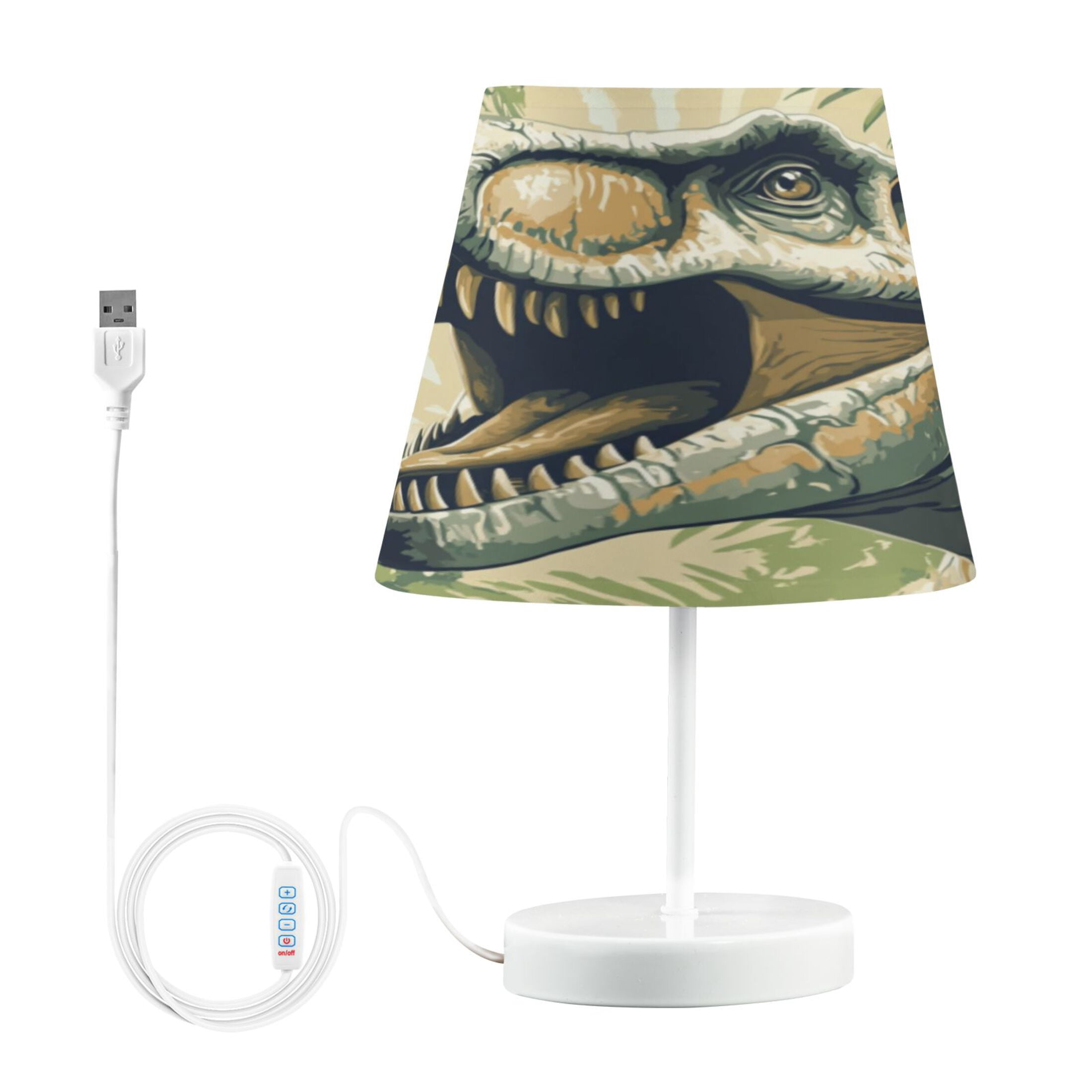 Table Lamp Small 5.9x10.8 Inches Table Lamps Night Light Tools & Home Improvement Bedroom Lamp Guest Room Lamp Study Lamp Office Lamp Big Green Dinosaur