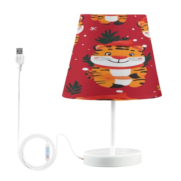 Table Lamp Small 5.9x10.8 Inches Table Lamps Night Light Tools & Home Improvement Bedroom Lamp Guest Room Lamp Study Lamp Office Lamp Cartoon Christmas Tiger