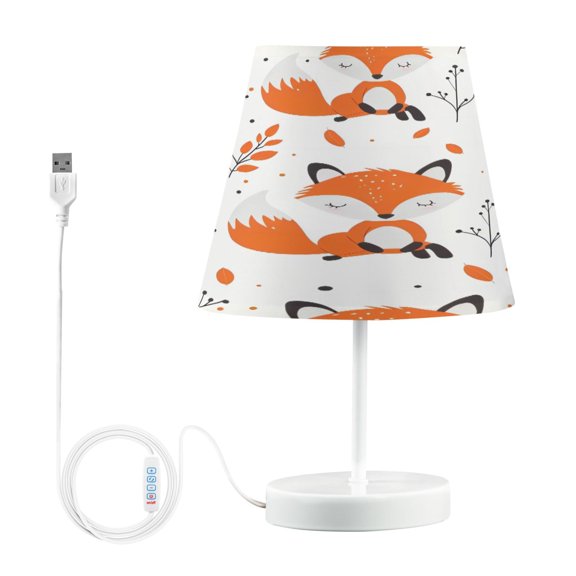 Table Lamp Small 5.9x10.8 Inches Table Lamps Night Light Tools & Home Improvement Bedroom Lamp Guest Room Lamp Study Lamp Office Lamp Cartoon Fox